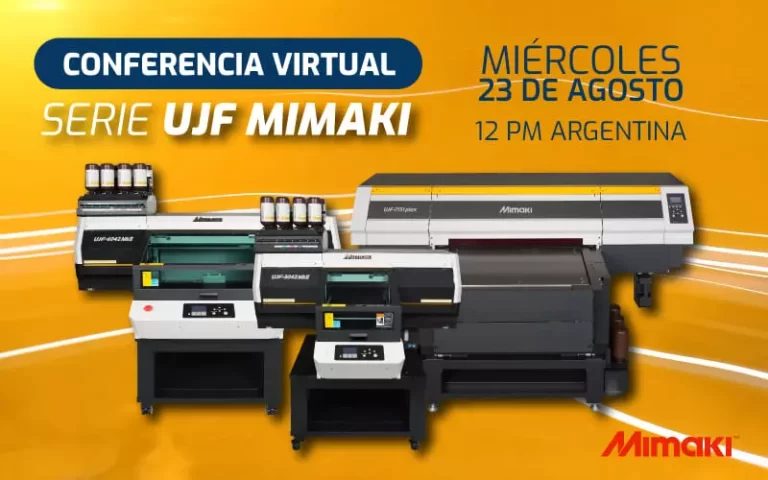 Conferencia virtual por la Serie UJF de Mimaki