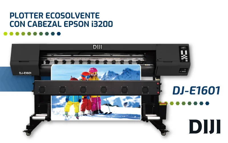 diji dj-e1601 plotter ecosolvente/sublimación